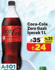 COCA-COLA ZERO GAZLI İÇEÇEK 1 I COCA-COLA ZERO GAZLI İÇEÇEK 1 I